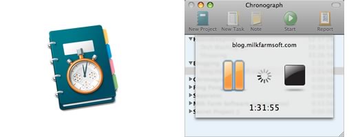 Chronograph para Mac OS X, una aplicación para controlar el tiempo de las tareas