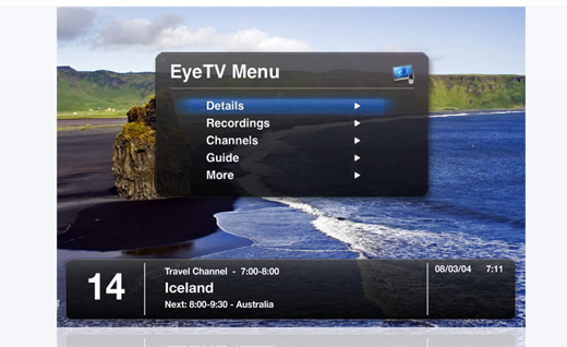 EyeTV3, un sistema completo para ver televisión en tu Mac