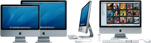 Nueva iMac de aluminio y pantalla de 20 y 24 pulgadas