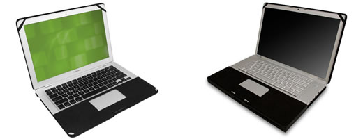 Protectores de cuero para MacBook Air y MacBook Pro de Macally