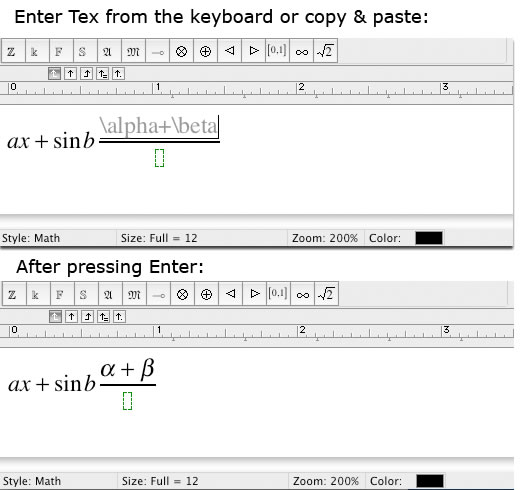 MathType 6, un programa de edición de ecuaciones matemáticas