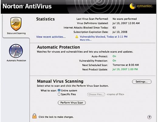 Norton AntiVirus Dual Protection para Mac / Windows
