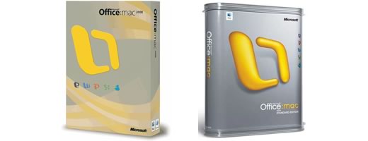 Actualizaciones de Office 2004 y Office 2008 para Mac