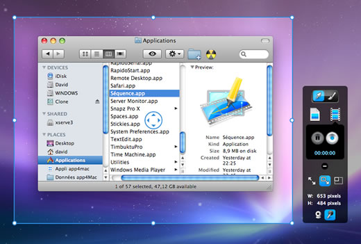 App4mac lanza su programa de captura de video Séquence 1.0
