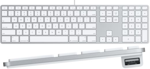 Teclado con cable de Apple