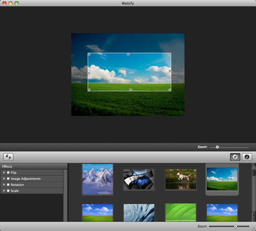 Webify 1.0 un programa para preparar imágenes para la Web