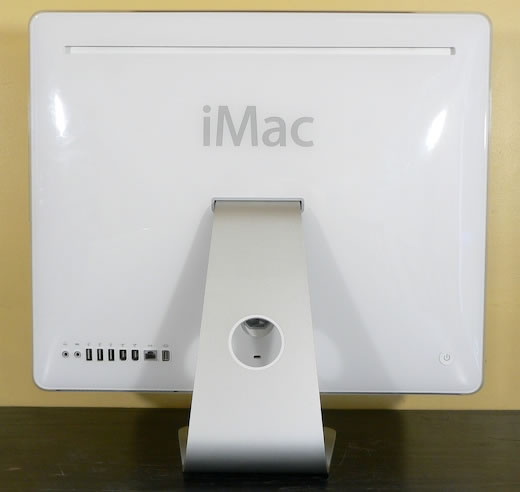 parte posterior de la iMac