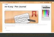 Pen Journal te permite tomar notas manuscritas 