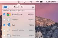 TripMode te permite monitorear el gasto de tus datos móviles