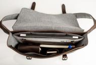 Bolso de cuero Journeyman Messenger para las MacBook de 13”