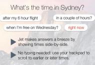 Jet te ayuda a conocer la hora alrededor del mundo