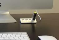 Un hub de USB que conserva el diseño de tu Mac 